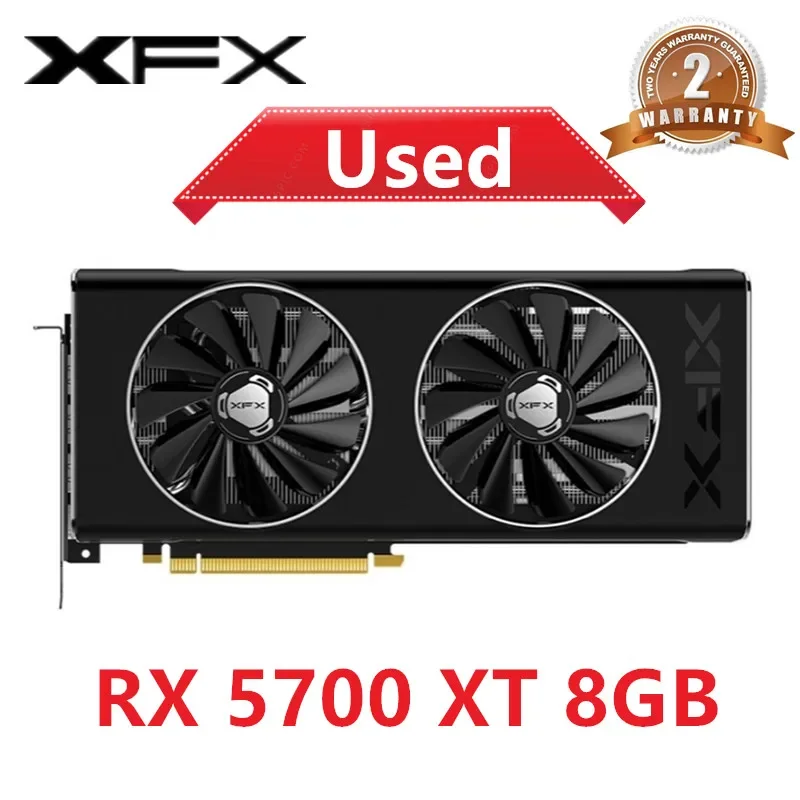 Rx 5700 Xt 8Gb Video Card - XFX RX 5700XT RX5700 XT 8