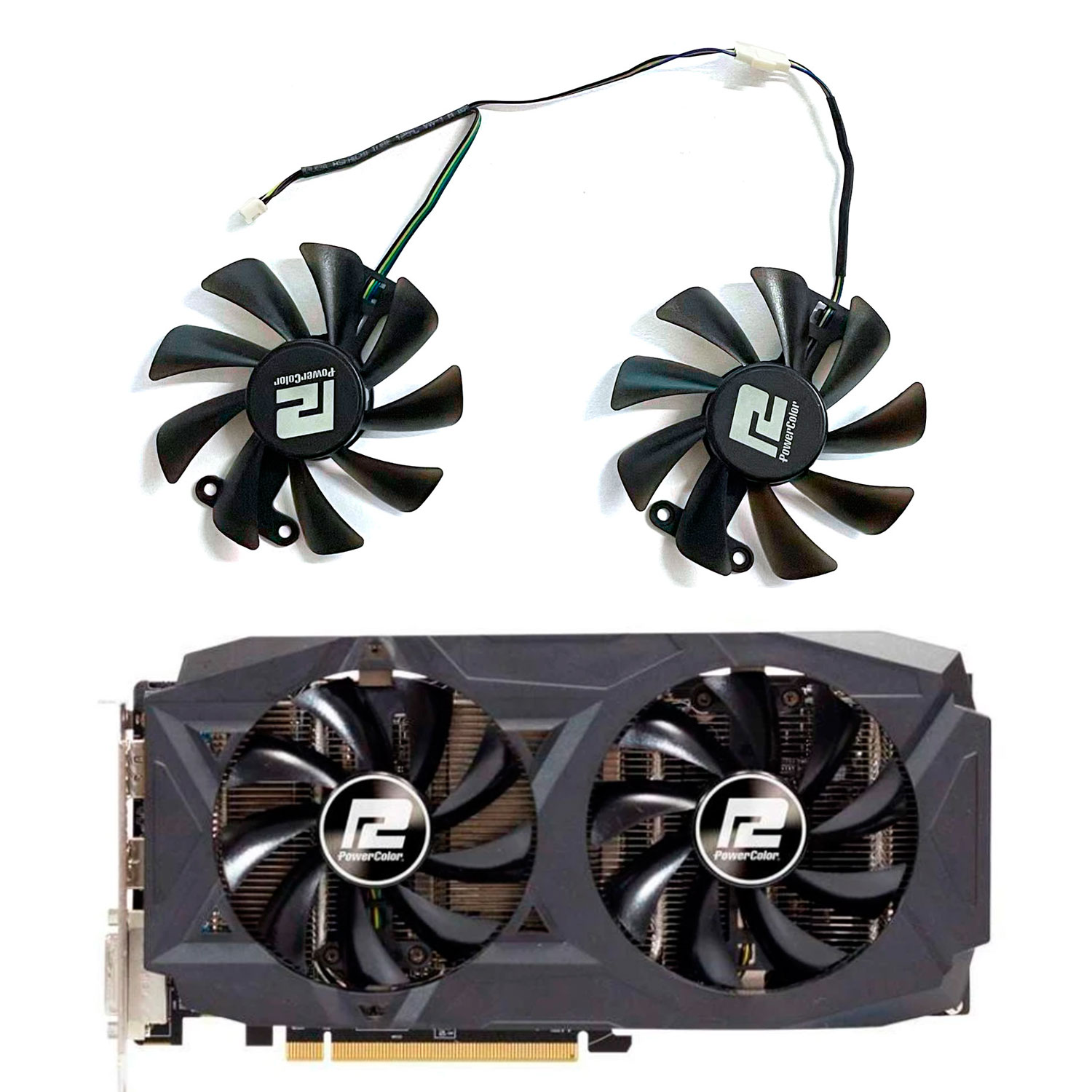 Rx 580 8Gb 2048Sp Gpu - Новый вентилятор для видеокарты POWERCOLOR Radeon