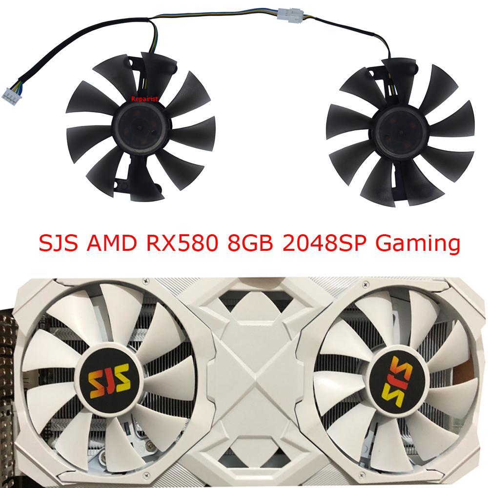2 шт./комплект, вентилятор для – обзор и цена Rx 580 8Gb 2048Sp Gpu